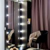 Зеркало для макияжа с подсветкой РЗ 80х180 Стеллаж Венге (2)